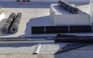 rolls of roof coating materials