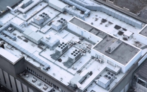 very large commercial roof