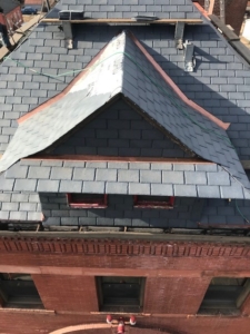 EcoStar Synthetic With Custom Copper Flashings In Progress