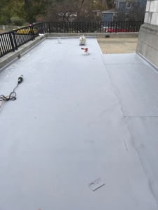 In Progress TPO roof