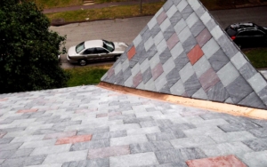 colorful slate roof